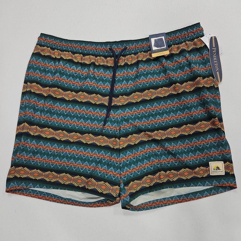 Pendleton Shoreside Hybrid Swim Trunks Mens XL Lined Stretch UPF 50+ 7"‎ Inseam